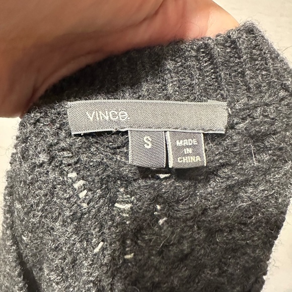 Vince Cable Knit Crewneck Wool Sweater - Size S - Picture 4 of 5